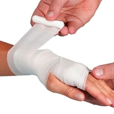 повязки марли повязки 30gsm PBT упругость эластичной медицинской хорошая