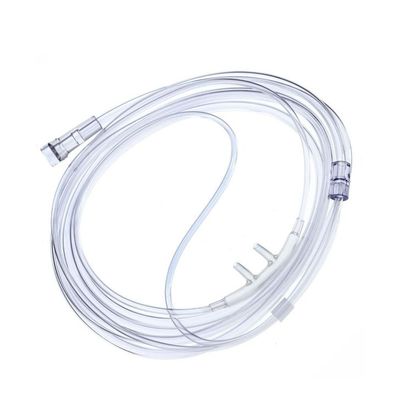 Устранимый медицинский PVC покрасил Cannula кислорода носовой