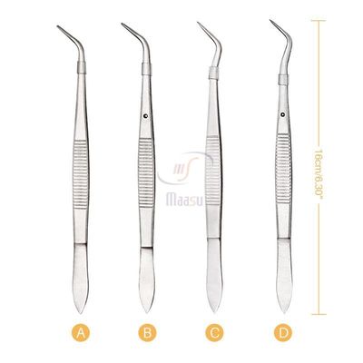 Serrated хирургические регулируют изогнутое одиночное щипчик 16cm зубоврачебное указанный