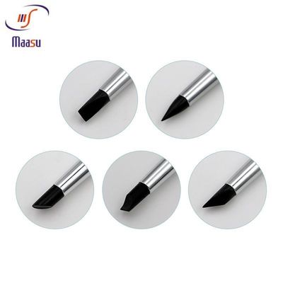 Инструмент черной зубоврачебной ручки щетки силикона 5pcs периодонтальный