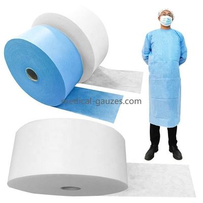 Рулон ткани 10gsm PP больницы хирургический красочный не сплетенный
