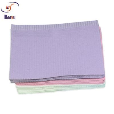 Устранимые медицинские водоустойчивые зубоврачебные Bibs Paper+Poly