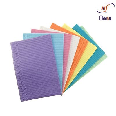 Устранимые медицинские водоустойчивые зубоврачебные Bibs Paper+Poly