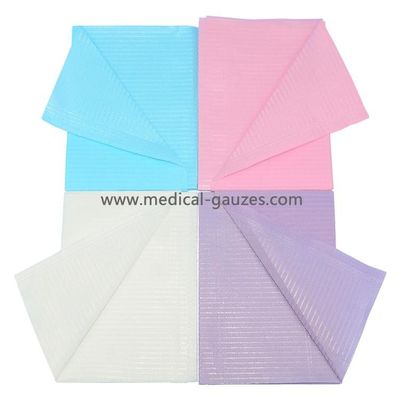 Устранимые медицинские водоустойчивые зубоврачебные Bibs Paper+Poly