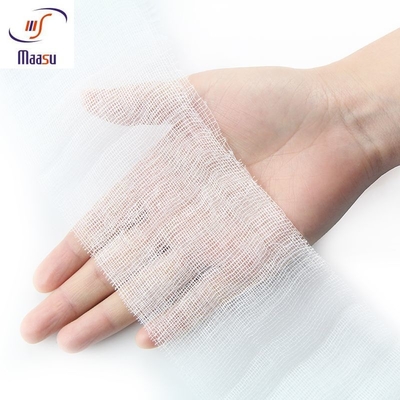 100% хлопок прозрачной белой медицинской марли Breathable медицинское
